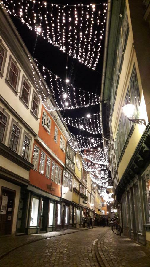 Ferienwohnung Zum kleinen Riesen Erfurt Exterior foto