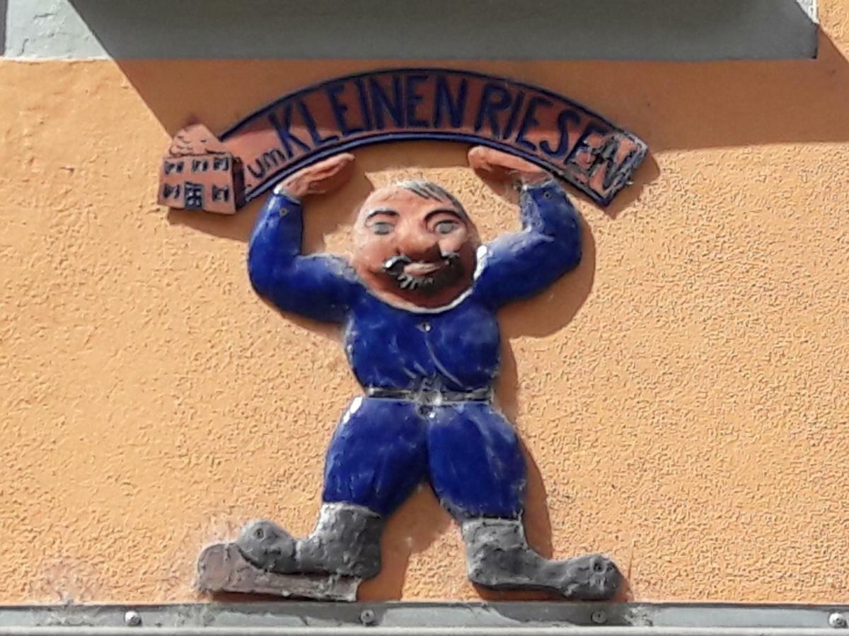 Ferienwohnung Zum kleinen Riesen Erfurt Exterior foto